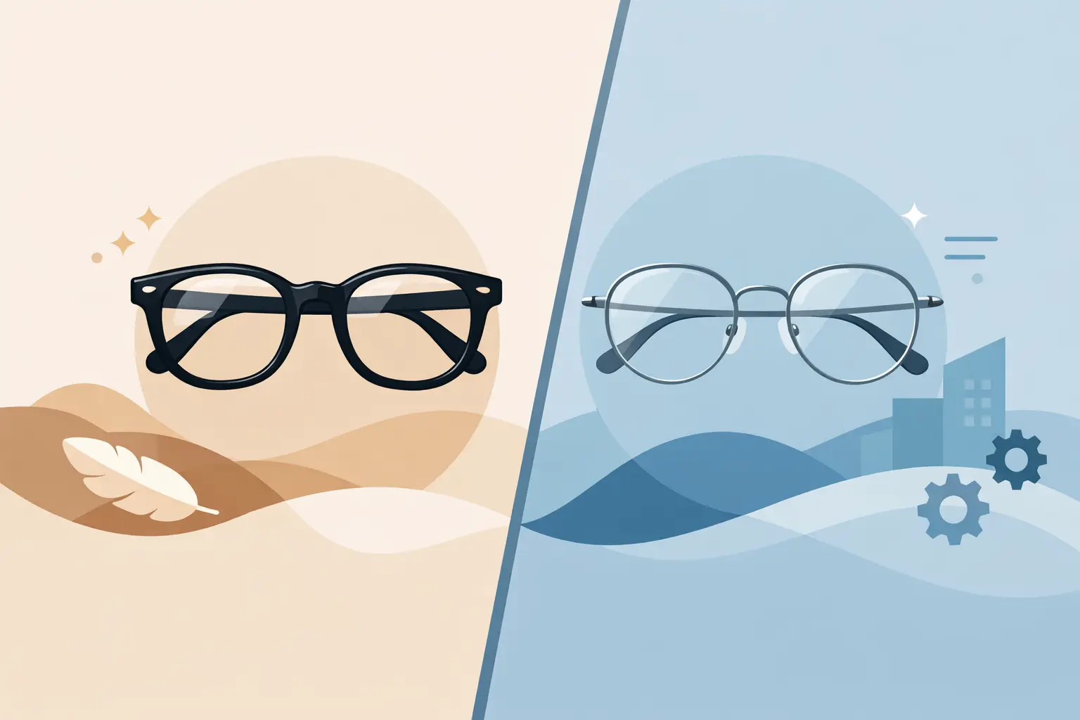 Acetat oder Metallbrille – was passt besser?