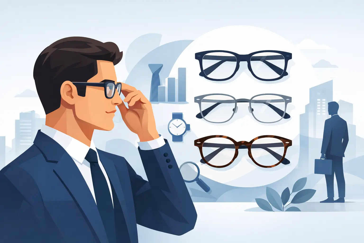 Business Brille Herren stilvoll richtig wählen