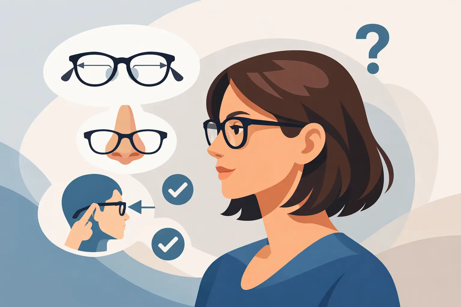 Wie sitzt eine Brille richtig?