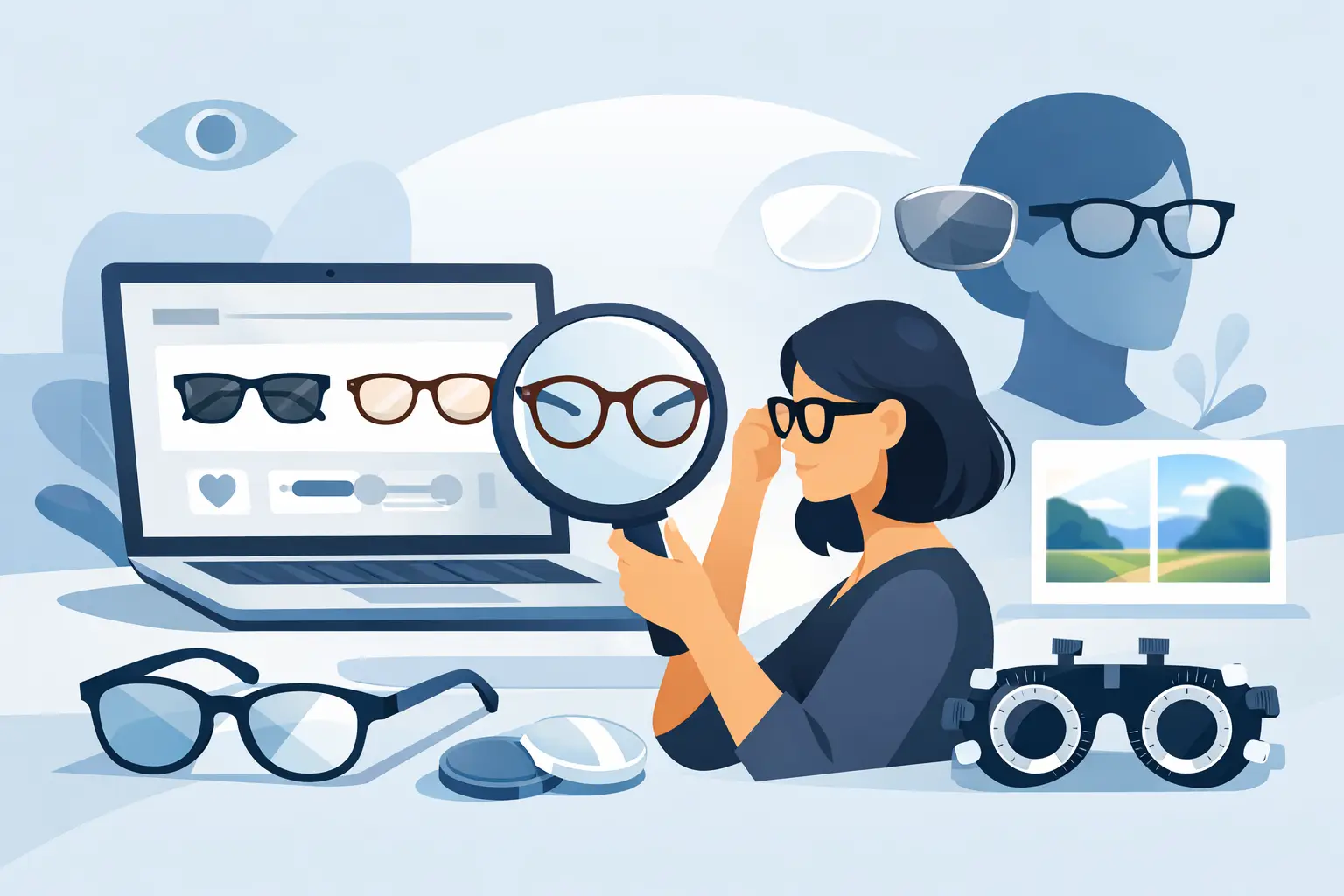 Brille online richtig auswählen und gut sehen