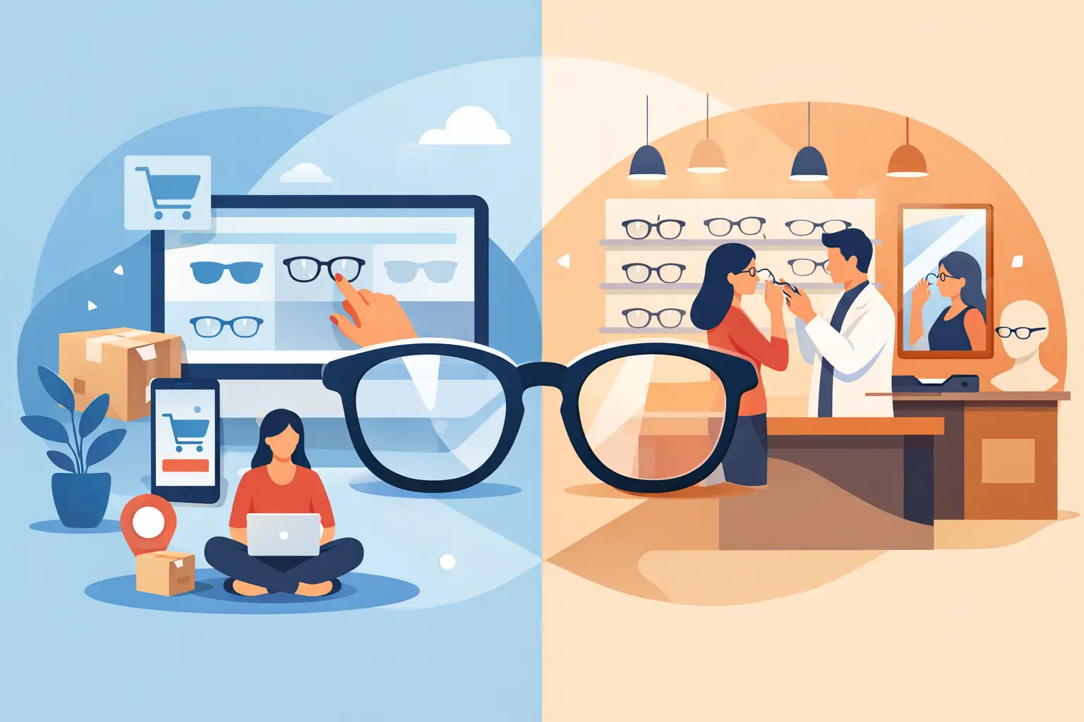 Onlinebrille oder Ladenkauf – was lohnt sich?