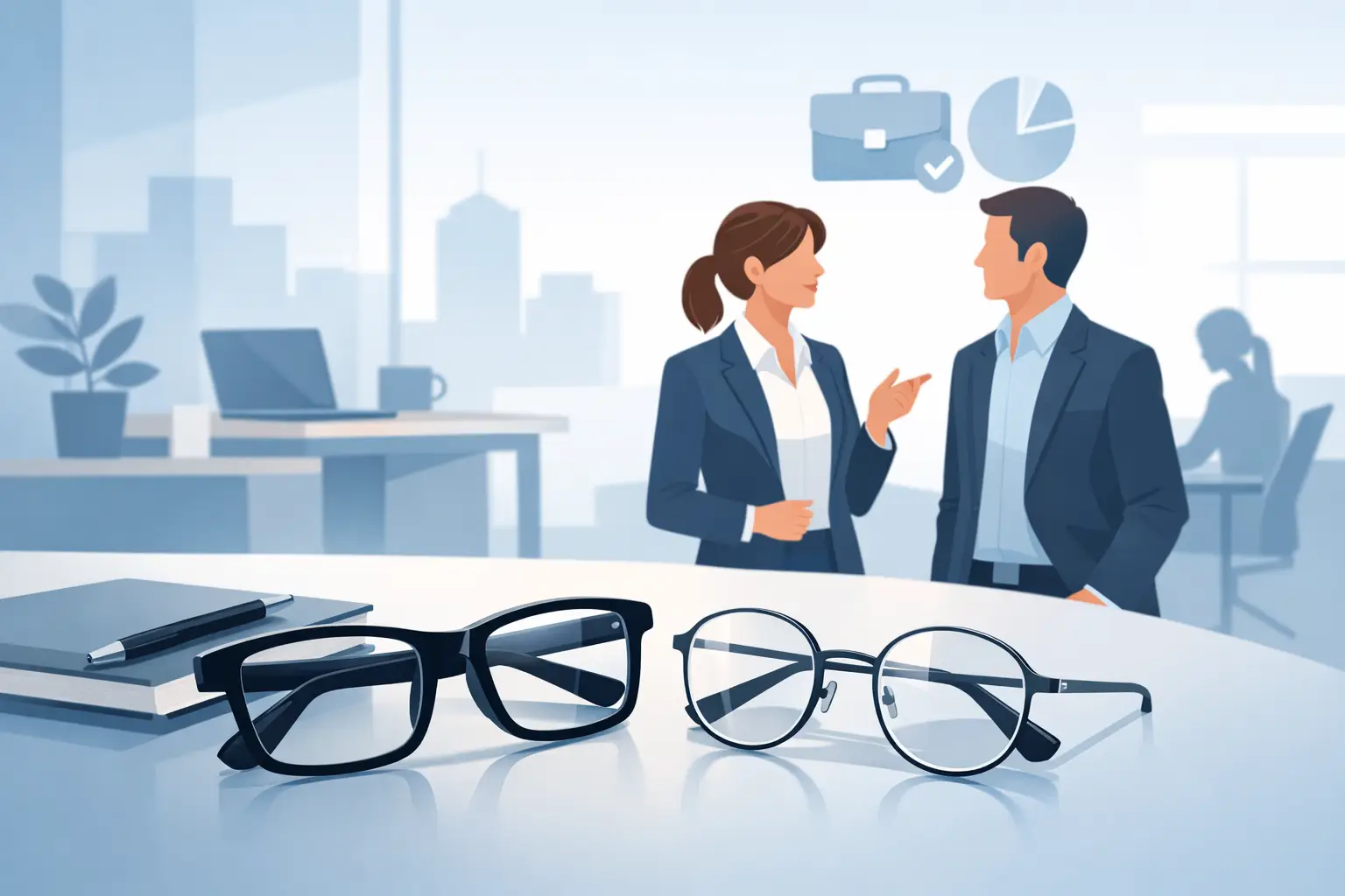 Welche Brille wirkt seriös im Büroalltag?