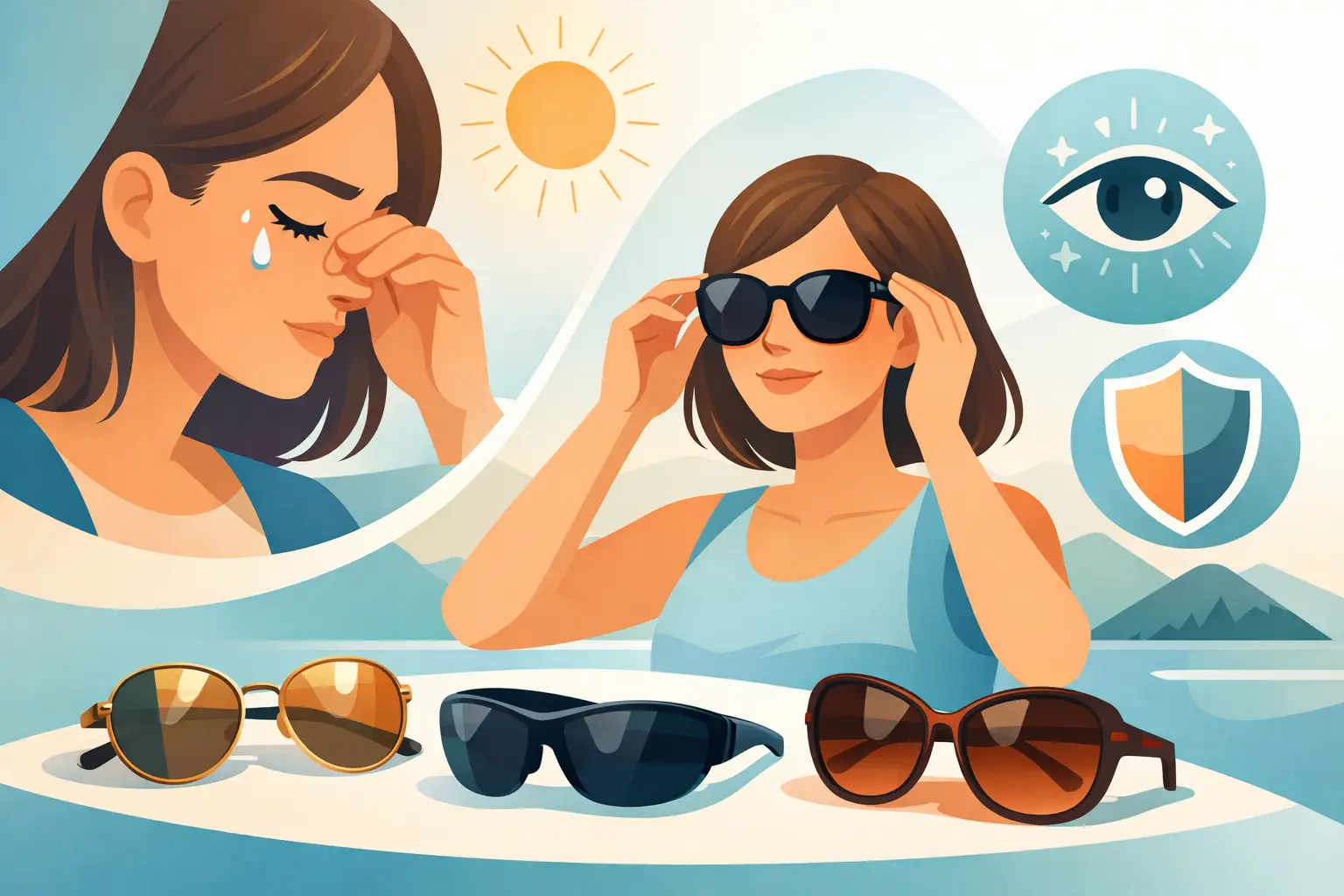Welche Sonnenbrille bei empfindlichen Augen?